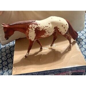 Retired Breyer Horse #1166 Impress Me Shannon Snowflake Appaloosa Zippo Pine Bar